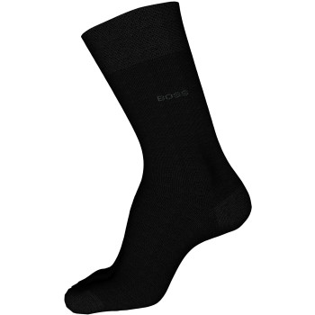 BOSS Strømper Business Mercerized Cotton George Finest Sock Sort merciseret bomuld Str 39/40 Herre