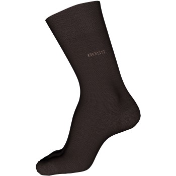 BOSS Strømper Business Mercerized Cotton George Finest Sock Brun merciseret bomuld Str 45/46 Herre