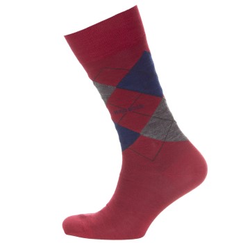 BOSS Strømper John RS Argyle Wool Sock Rød Str 43/46 Herre