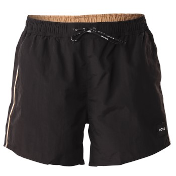 BOSS Badebukser Lobster Swimshorts Sort polyamid Large Herre