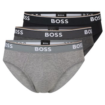 BOSS 3P Power Brief Sort/Grå bomuld XX-Large Herre