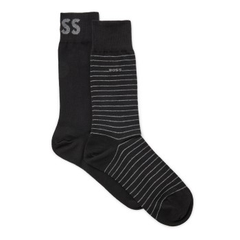 BOSS Strømper 2P RS Marc CC Socks Sort Str 39/42