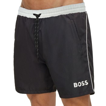 BOSS Badebukser Starfish Swim Shorts Sort polyester Large Herre