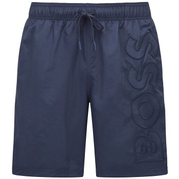 BOSS Badebukser Whale Swimshorts Blå polyamid Small Herre