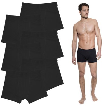 Bread & Boxers Bread and Boxers Boxer Briefs 6P Sort økologisk bomuld Small Herre