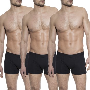 Bread & Boxers Bread and Boxers Boxer Briefs 3P Sort økologisk bomuld Large Herre