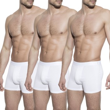 Bread & Boxers Bread and Boxers Boxer Briefs 3P Hvid økologisk bomuld Large Herre