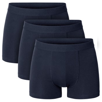 Bread & Boxers Bread and Boxers Boxer Briefs 3P Marineblå økologisk bomuld Medium Herre