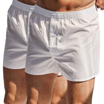 Bread & Boxers Bread and Boxers Boxer Shorts Multi 2P Hvid økologisk bomuld Medium Herre