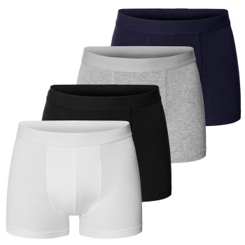 Bread & Boxers Bread and Boxers Organic Cotton Boxers 4P Flerfarvet økologisk bomuld Small Herre