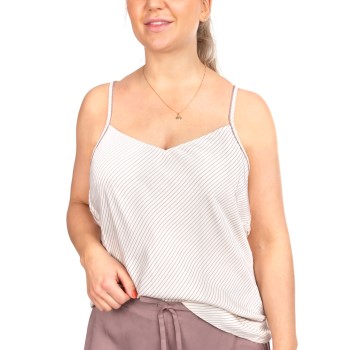 Calvin Klein Woven Viscose Camisole Creme viskose Medium Dame