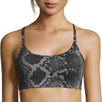 Casall Bh Strappy Sports Bra Mørkgrå  polyamid X-Small Dame