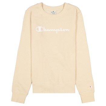 Se Champion American Classics Crewneck Sweatshirt W Beige Large Dame ved Timarco