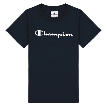 Champion American Classics Legacy Girls T-Shirt Marineblå bomuld Small Dame