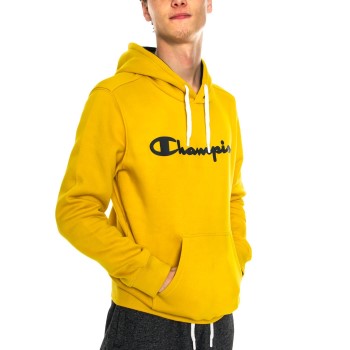 Champion Men Hooded Sweatshirt American Classic Senepsgul Medium Herre