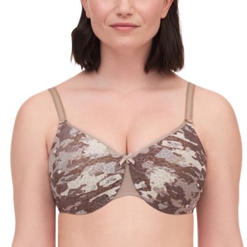 Chantelle Bh C Magnifique Underwired Bra Brun mønstret C 85 Dame