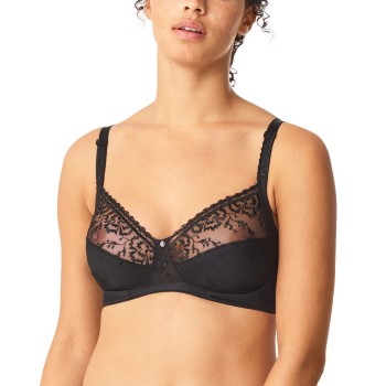 Chantelle Bh Every Curve Wirefree Bra Sort D 100 Dame