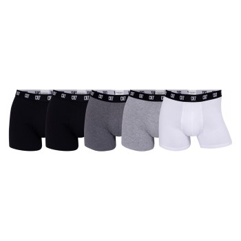 CR7 Cristiano Ronaldo 5P Cotton Trunks Sort/Grå bomuld Medium Herre