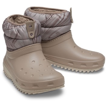 Se Crocs Classic Neo Puff Shorty Boot W Beige US W6 (EU 36-37) Dame ved Timarco