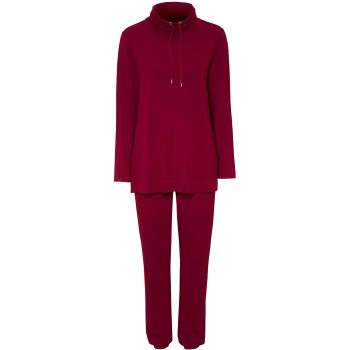 Se Damella Bamboo Frenchterry Suit Rød Bambus Small Dame ved Timarco