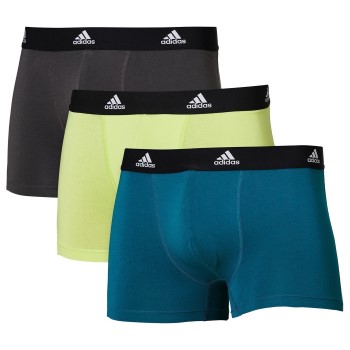 adidas 3P Active Flex Cotton Trunk Limegrøn bomuld Medium Herre