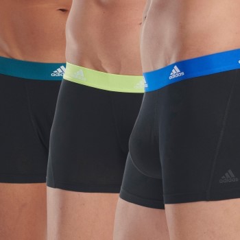 adidas 3P Active Flex Cotton Trunk Blå/Grøn bomuld Large Herre