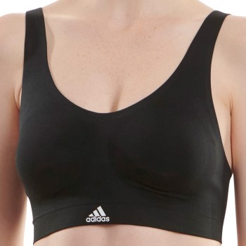 adidas Bh Micro Cut Free Naked 2ply Bra Sort Small Dame