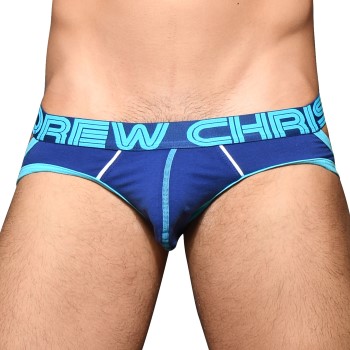 Andrew Christian Show-It Retro Pop Comfort Jock Blå/Turkise bomuld Medium Herre