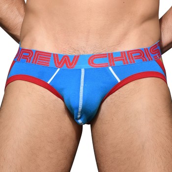 Andrew Christian Show-It Retro Pop Comfort Jock Blå/Rød bomuld X-Large Herre