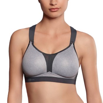 Anita Bh Active Racerback Sports Bra Gråmelerad A 75 Dame