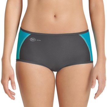 Anita Trusser Active Sporty Brief Panty Grå/Turkise 40 Dame