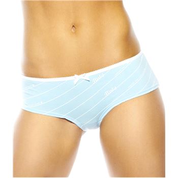 Flirty Undies Trusser Flirty Hipster Graduated Blue Blå bomuld X-Small Dame