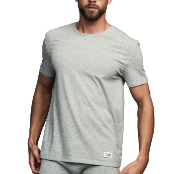 Se Frank Dandy Bamboo Straight Tee Grå Small Herre ved Timarco