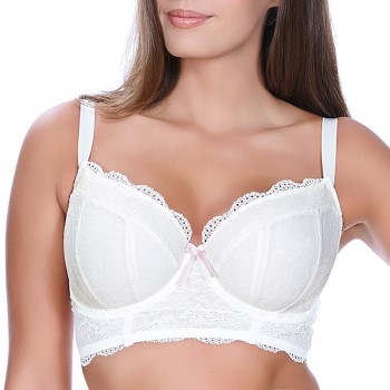 Freya Bh Fancies Underwire Longline Bra Hvid B 70 Dame