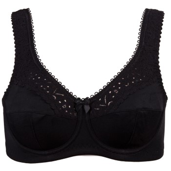 Damella Bh Classic Underwire Lace Bra Sort B 80 Dame