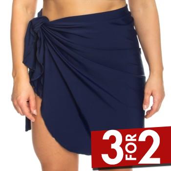 Damella Greta Basic Sarong Marineblå One Size Dame