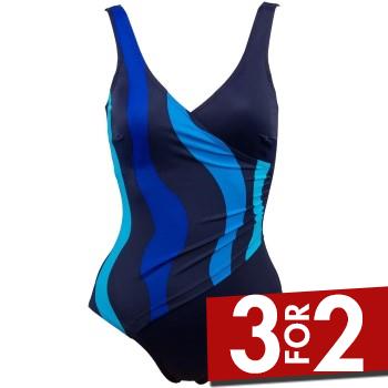 Damella Julia Basic Swimsuit Kongeblå 38 Dame