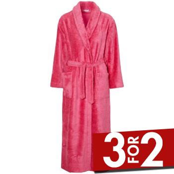 Se Damella Modal Terry Robe Rosa Small Dame ved Timarco