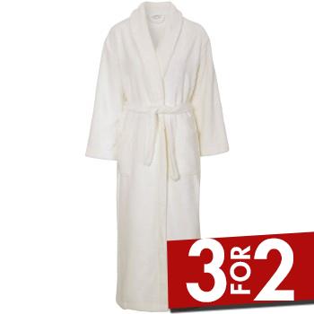 Damella Modal Terry Robe Hvid Medium Dame