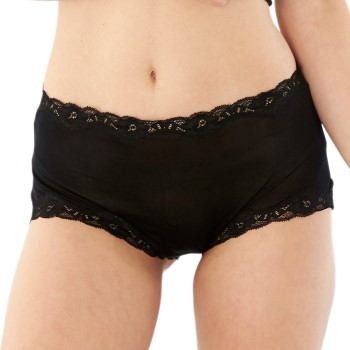 Damella Trusser Silk Brief Sort silke Large Dame