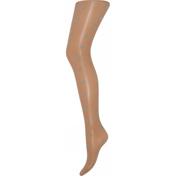 Decoy 19 Den Flower Tights Beige M/L Dame