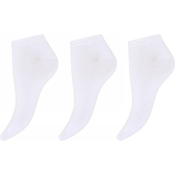 Decoy Strømper 3P Bamboo Classic Sneaker Socks Hvid Strl 37/41 Dame