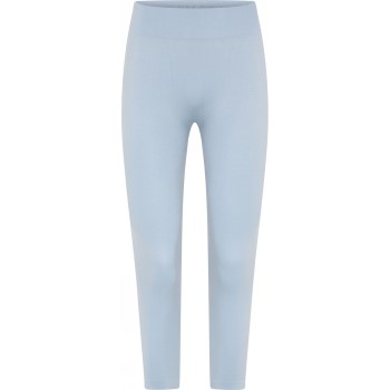 Decoy Seamless Capri Leggins Blå S/M Dame