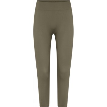 Se Decoy Seamless Capri Leggins Grøn S/M Dame ved Timarco