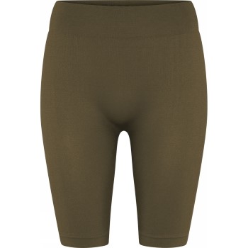 Decoy Seamless Shorts Grøn S/M Dame