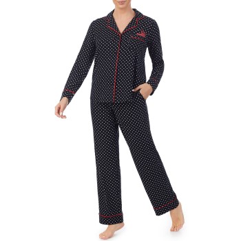 Se DKNY Homewear DKNY Season of Giving Pyjamas Sort/Hvid Medium Dame ved Timarco