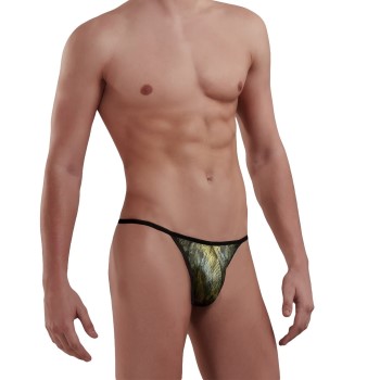 Doreanse Men G-string Grøn polyester X-Large Herre