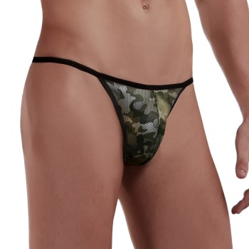 Doreanse Men G-string Camouflage polyester Large Herre