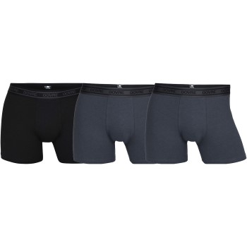 Dovre 3P Bamboo Boxer Tights Sort/Grå X-Large Herre