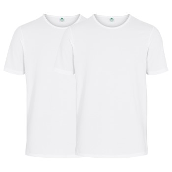 Se Dovre 2P Organic Cotton Crew Neck Hvid økologisk bomuld Small Herre ved Timarco